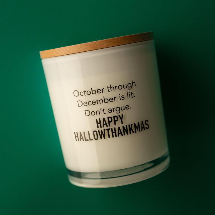 HALLOWTHANKMAS CANDLE