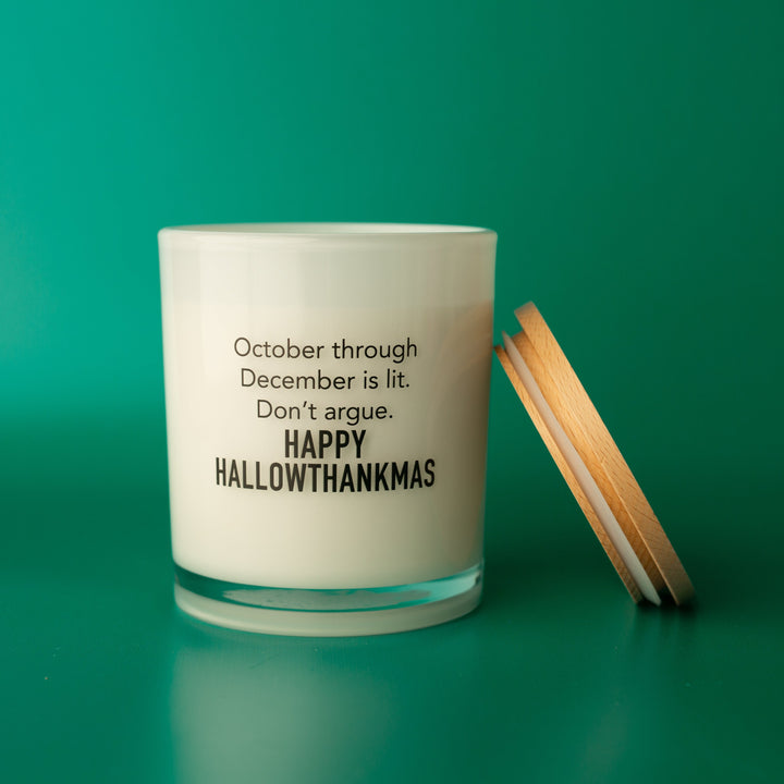 HALLOWTHANKMAS CANDLE