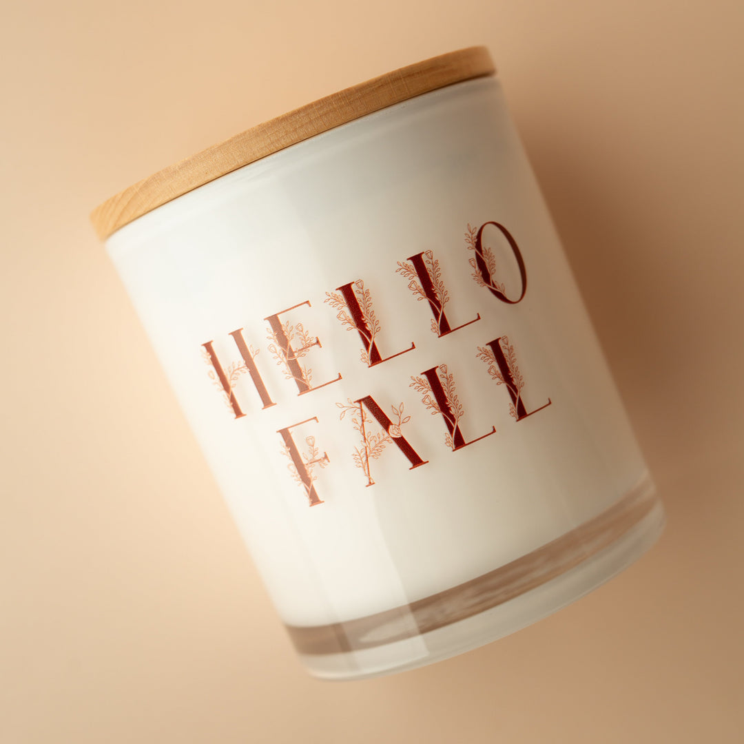 HELLO FALL CANDLE