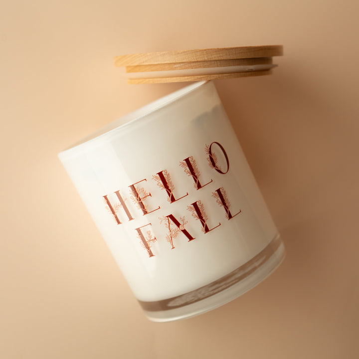 HELLO FALL CANDLE