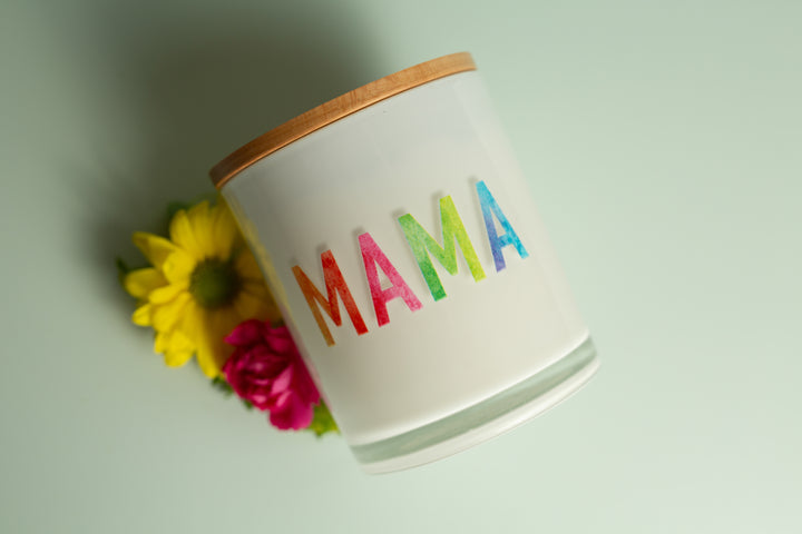 TIE DYE MAMA CANDLE