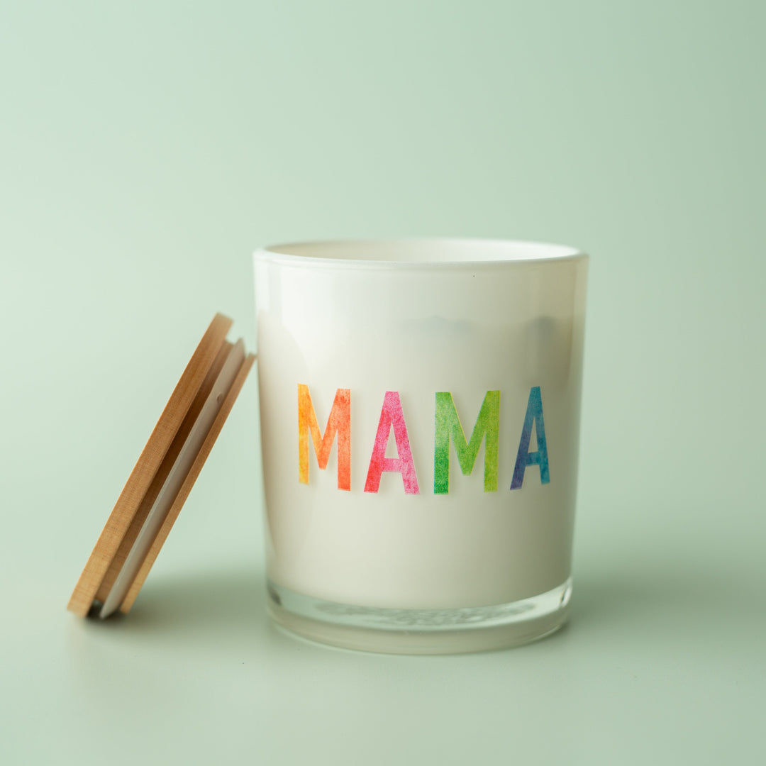 TIE DYE MAMA CANDLE