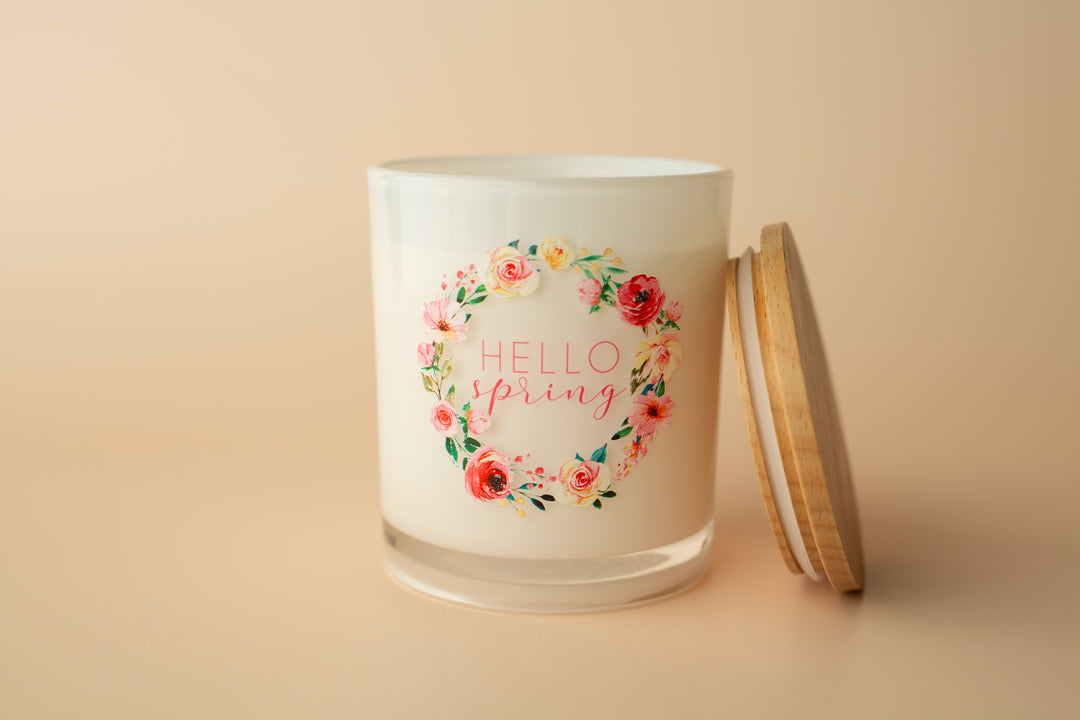 HELLO SPRING CANDLE