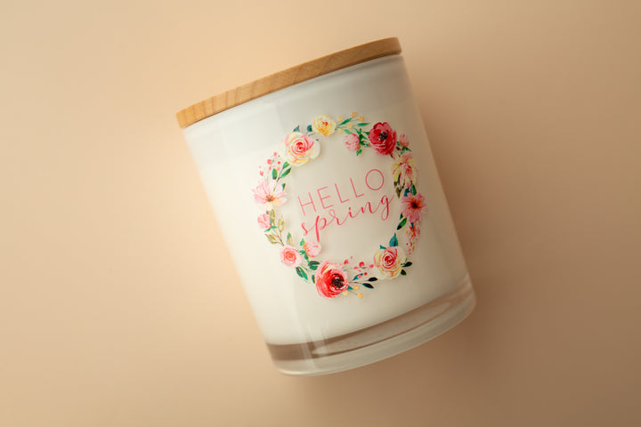 HELLO SPRING CANDLE