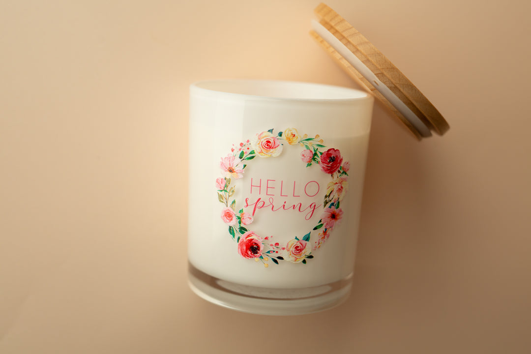 HELLO SPRING CANDLE