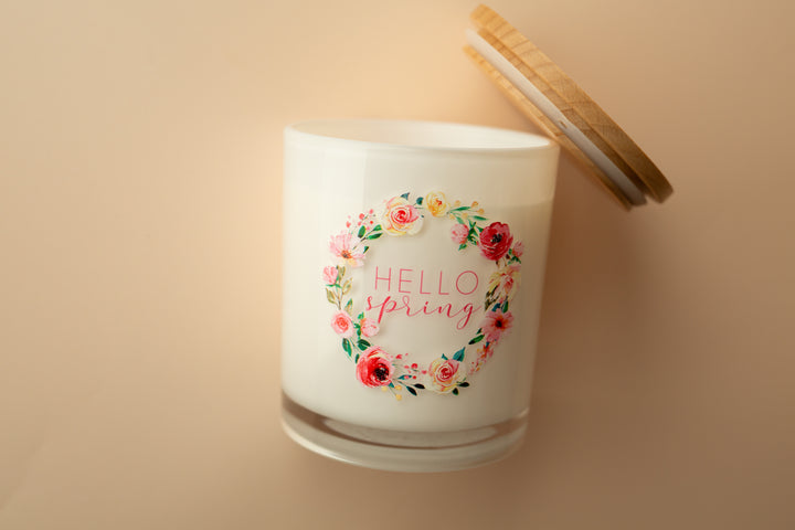 HELLO SPRING CANDLE