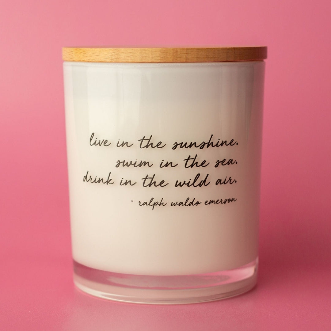 LIVE IN THE SUNSHINE CANDLE