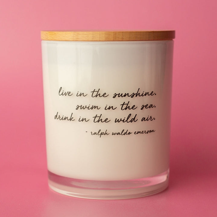 LIVE IN THE SUNSHINE CANDLE