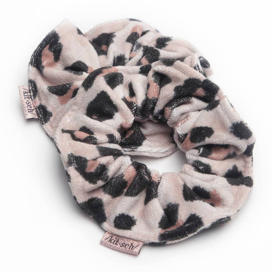 KITSCH TOWEL SCRUNCHIE - LEOPARD